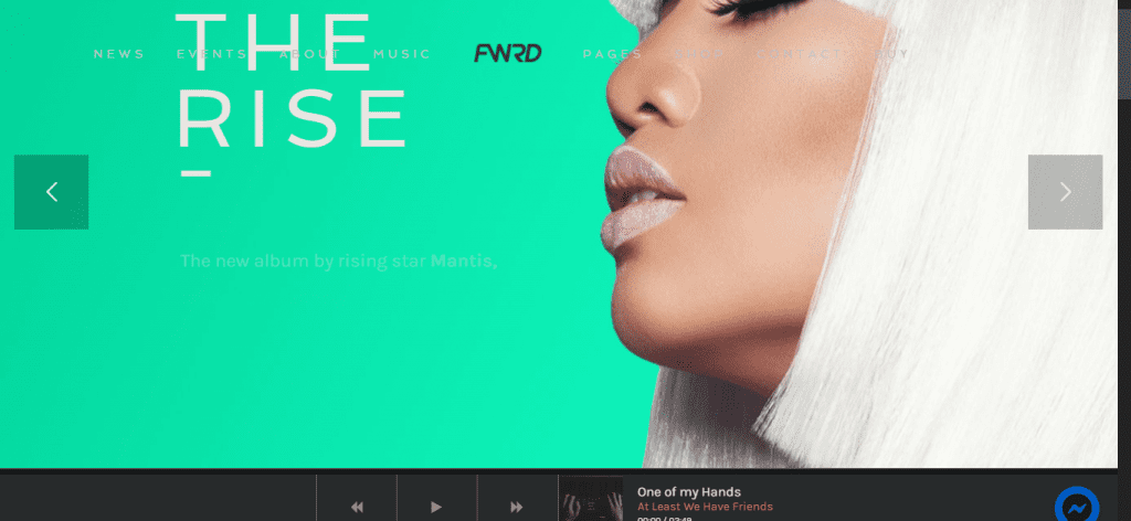 FWRD-best premium musicians WordPress themes, ThemeGem