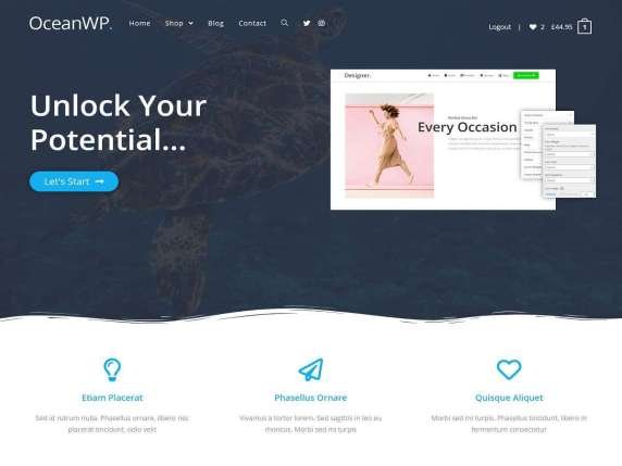 OceanWP- Best free WorPress themes 2021