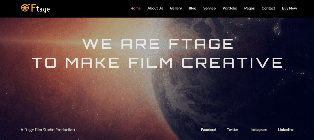 Ftage- Best movie WordPress themes