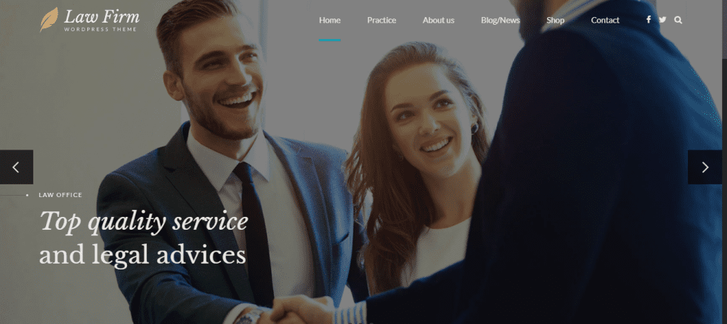 Law Firms- best law firm WordPress themes for lawyers