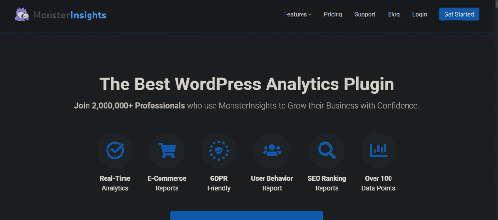 Monsterinsights- WordPress plugins