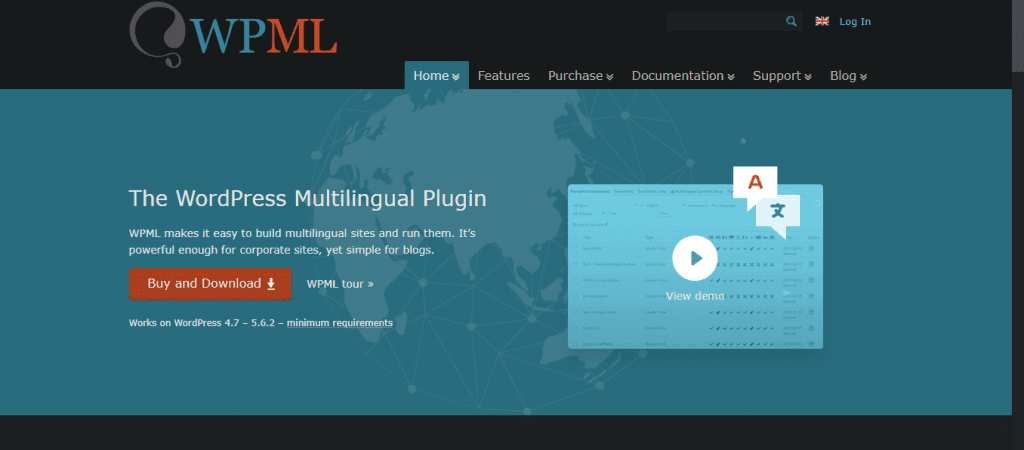 WPML- WordPress Multilingual Plugins