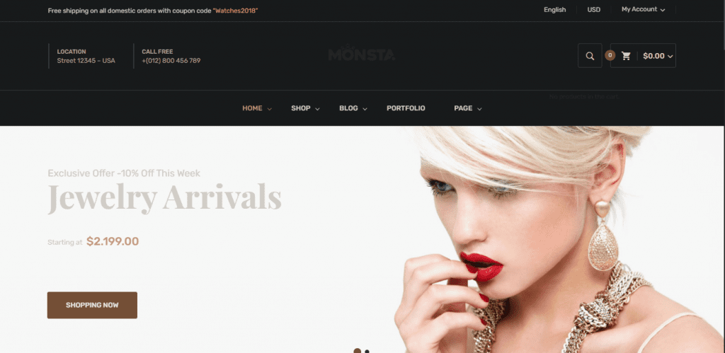 Monsta-best-jewelry-WordPress-themes-themeGem