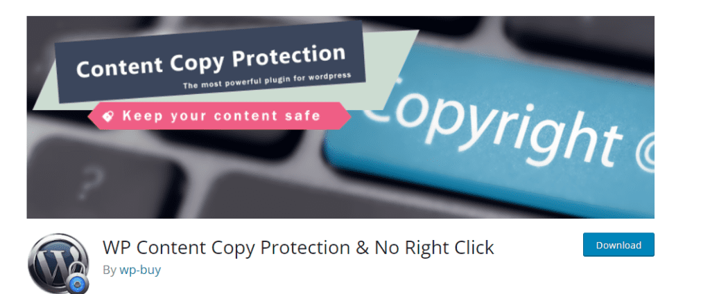 WP Content Copy Protection & No Right Click