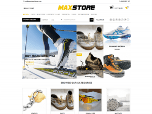 Max Store- best free responsive WooCommerce WordPress themes